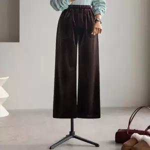 (안나앤플러스) A. 랜드 밴딩 벨루아 팬츠[팬츠D1126R04] 빅사이즈