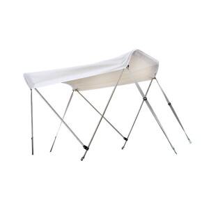 접이식 보트 탑 커버 캐노피 1-1.5미터 폭 펼치면 145x105x105cm 내구성 있는 햇빛 가리개 조절 가능 스트