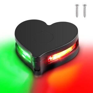 링크스타일 마린 LED 보트 내비게이션 라이트 2NM 레드 그린 보우 스키프 요트용 12V