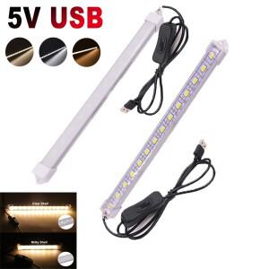 LED 바 빛 5V USB 전원 엄밀한 스트립 SMD 5630 10CM 35CM 캐비닛 아래 자연차가운 흰색