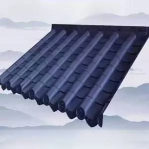 플라스틱 기와 지붕 조립형 조립식 처마 용 카페 담장