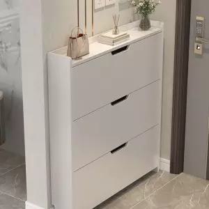 폭좁은신발장 현관 슬림 수납장 얇은 우드 폴딩 미니