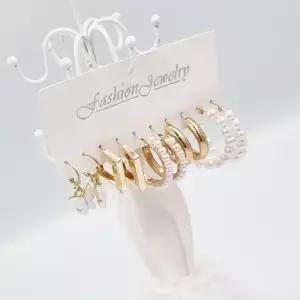 진주 귀걸이 패션귀걸이 심플 링귀걸이 선물 여 (WFJ5ACO)