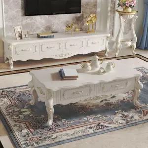 엔틱 소파 테이블 원목 엔티크 커피 왕실 원형 협탁 소형