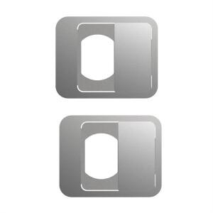 맥북 호환 노트북용 초박형 웹캠 커버 셔터 슬라이더 카메라 렌즈 프라이버시 2 개