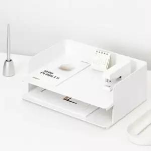 화이트 시스맥스 문서 보관함 시스템트레이 넓은 서류 정리함 수납함