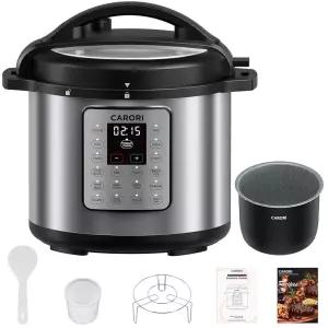 12-in-1 전기 압력솥 7.6L(8쿼트), 1200W olla de presion 멀티 쿠커, 논스틱 세라믹 냄비, 슬로우 라이스