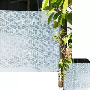 제이커 셀프인테리어 시트지 허니셀 UV WBHPU89007 유리창 창문 차단