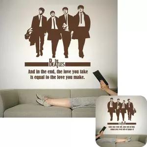 제이커 WBWG072 예쁜 저렴한 그래픽스티커 비틀즈 시트지 셀프인테리어 대형