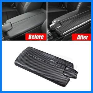 메르세데스 벤츠 E CLS 클래스 W212 W218 LHD 차량용 센터 콘솔 암레스트 박스 트림 커버 카본 파이버 스타