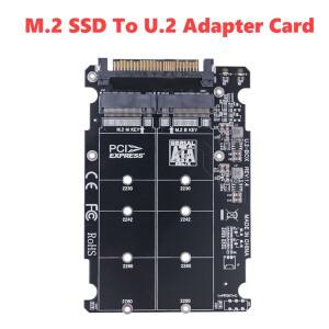 M.2 SSD를 U.2 어댑터 카드로 변환 NVMe SATA-Bus NGFF PCI-e / SFF-8639로 2230/2242/2260/2280