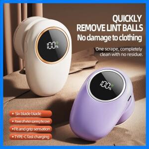 전기 린트 리무버 USB 충전식 천 패브릭 면도기 Fluff Pellet Remove Machine for Clothes 스웨터 Hairball