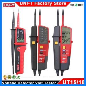 UNI-T 전압 검출기 UT15C UT18C UT18D 디지털 전압계 3 상 시퀀스 연속성 멀티 미터 전압 테스터 프로브