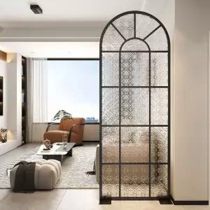 불투명 유리가벽 부분 공간분리 인테리어 파티션 접이식