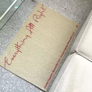 발매트 현관 발판 레드 색상 잘라사용 야외용 바닥매트 카페용 매트 (WFJ6UQK)