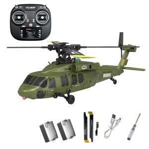 도 이 K200 블랙 호크 원격 조종 헬리콥터, 광학 흐름 위치 지정, 2 4G 고도 유지, 6채널 곡예 모드, RC 애호가를 위한 선물