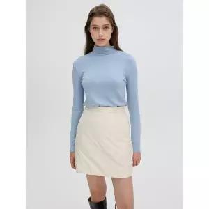 올리브데올리브 로고 자수 패딩 세미 A라인 스커트 OP4WS969