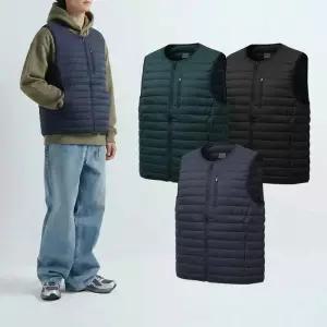 남성 등산 패딩조끼 겨울 보온 경량 아웃도어 기능성