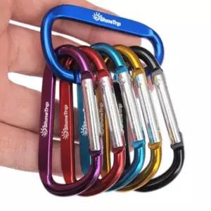 캠핑잠금고리 조인트 여닫이 6.7cm 도보여행 다용도카라비너 (WFJ6E5U)