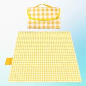 차박 피크닉 가벼운 방수 여행용 체크 불꽃축제 매트