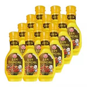 오뚜기 스모키 허니머스타드 훈연향 소스 260g 12개