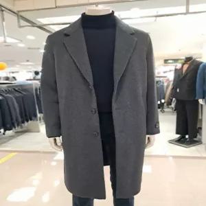 [바쏘옴므]바쏘옴므 차콜체스터 핸드메이드 울혼방 롱코트(WSZ4CJ129ACHA3