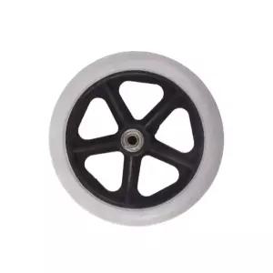 튼튼한 보행기 교체바퀴 워커 보조기 부품 휠 그레이 1개 6인치