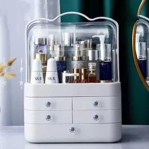 뚜껑있는 대용량 화장품 보관함 서랍 수납 정리대 수납함