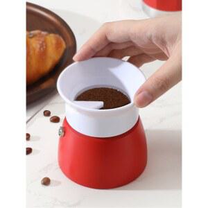 모카포트도징링 에스프레소 도징툴 화이트 프레스 54 종이 원두커피 비행 블랙51mm