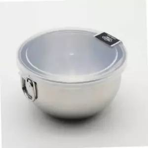 주방그릇 중탕볼 스텐 뚜껑 믹싱볼 14cm