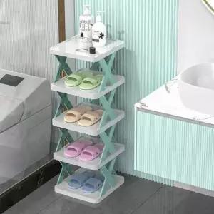 세로형 6단 신발장 신발 소품 정리대 다용도 거치대 자취방꾸미기 드레스룸꾸미기 현관신발장