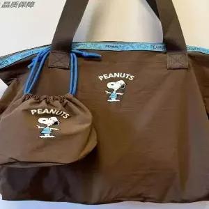 숄더백 스누피 에코백 토트백 귀여운 가방 일본 스타일의 대용량 여행 가방으로 캐리어 쇼핑백 접이식 등