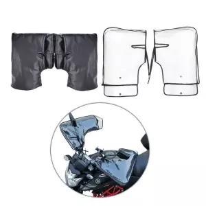오토바이 방한토시 2종세트 가죽핸들커버 투명방수커버 (WFK5U86)