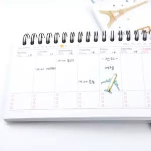 위클리플래너 사무실 일주일 일정 계획표 주간플래너 한주플래너