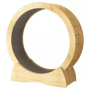 최고급 캣휠 런닝머신 놀이기구 무소음 캣워커 캣타워 옐로우 특대형 7.5kg이상