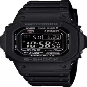 카시오 남성 GW-M5610-1BJF G-Shock 솔라 디지털 멀티 밴드 6 블랙 워치