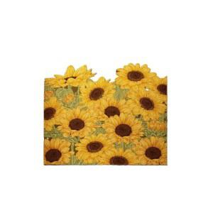 현관용 쿠션 60x90cm 러그 90X60cm 해바라기 현관 현관문 출입구 매트