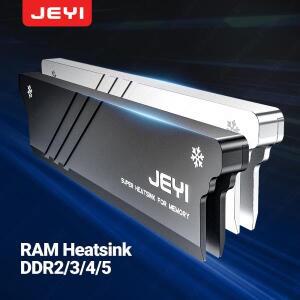 열패드가포함 JEYI DIY 메모리 RAM 방열판 PC DDR2/DDR3/DDR4/DDR5 용 데스크탑 쿨러 DDR 방사선 방출
