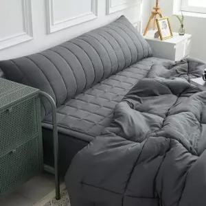 국산 소프트워싱 누빔 침대헤드쿠션 헤드보드 쿠션 솜포함