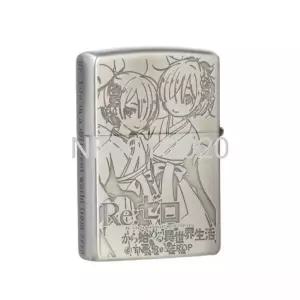  미국 ZIPPO 리제로 렘 람 오일라이터 B무늬 실버 양면 에칭