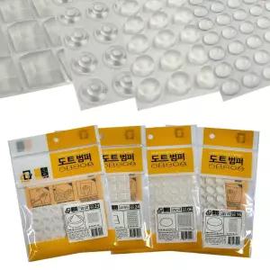 툴템 유리받침 투명 도트범퍼 22종 3M 테이프사용 범폰 실리콘패드 가구발