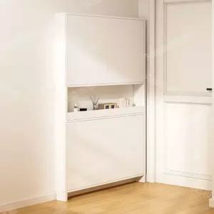 얇은 문뒤 수납장 인테리어 공간 슬림 폭 좁은 캐비닛 틈새장 주방 활용 벽면