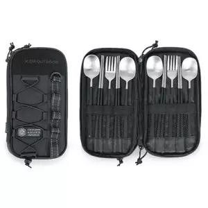 카즈미 수저세트 커트러리 캠핑 수저 포크 젓가락 4인