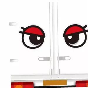 졸음운전 방지 스티커 트럭용 왕눈이 눈길 216x200mm 안전 경고