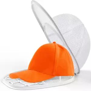 Eiito 세탁기용 모자 워셔 프레임 케이지 및 메쉬 포함 야구 클리너 (메쉬 1팩 화이트)