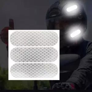 오토바이 헬멧 반사 스티커 야간 안전 표시 자전거 (WFK9FLF)