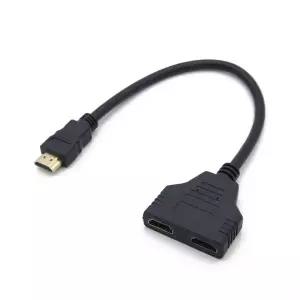HDMI 선택 분배기 2대1 셀렉터 Y형케이블 모니터 영상분배기