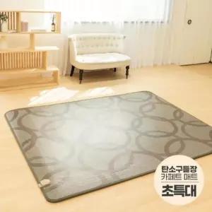 사계절 구들장 프리미엄 탄소 전기 카페트 매트 초특대형 분리난방 15T 230x183cm 장판 요 온열 방석 거실 담요 발열 캠핑 수면 발온 침대 이블 열기