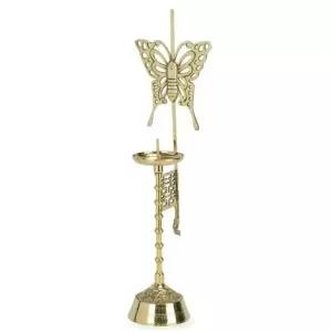 유기나비촛대 방짜유기 놋그릇 유기촛대 돌잔치 1개 (WFK9UDD)