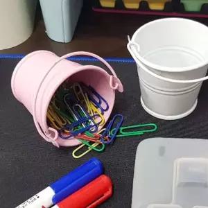 미니 화분 양철식물 컬러 인테리어 소품 정원용 (WFKA5FT)